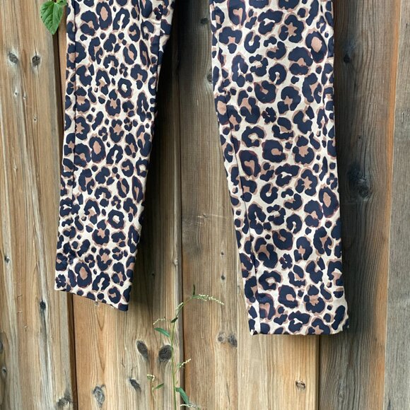 H&M Leopard Print Slacks Size 8 - Picture 7 of 11
